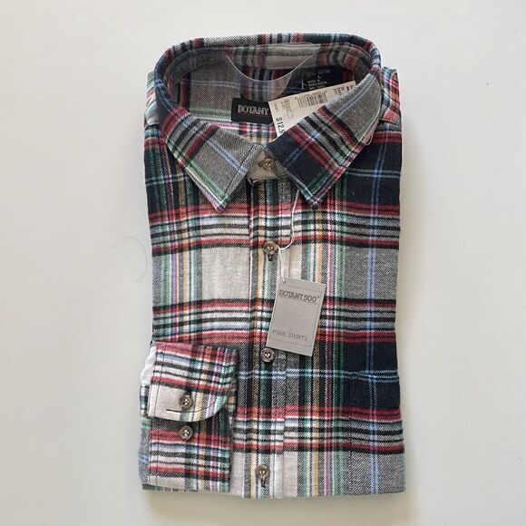 NWT Vintage Botany 500 Flannel Button Down Shirt Size L - Picture 1 of 5